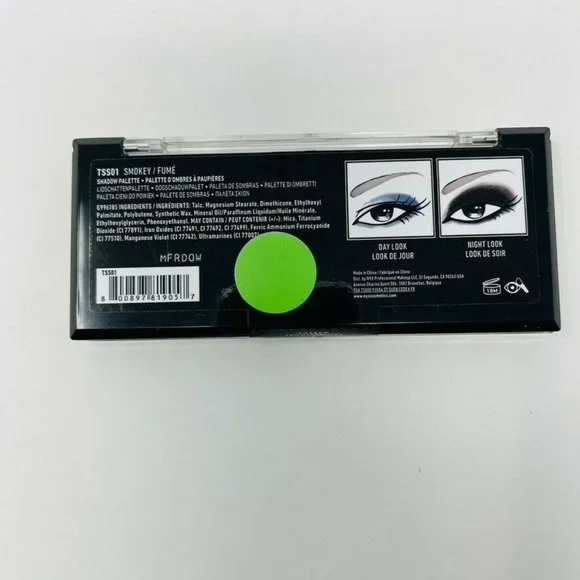 NYX Professional Makeup Shadow Palette 6 Shade Smokey - Picture 2 of 3